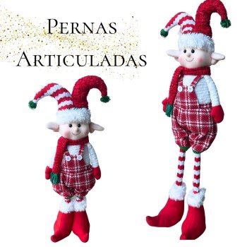 Boneco Elfo com Pernas Articuladas