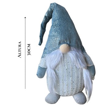 Papai Noel Escondido Sentado - 33cm