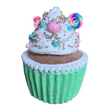 Enfeite de Natal Cupcake - 16 cm
