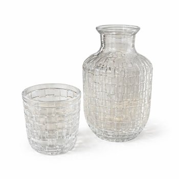 Moringa de Vidro 500ml e Copo 145 ml