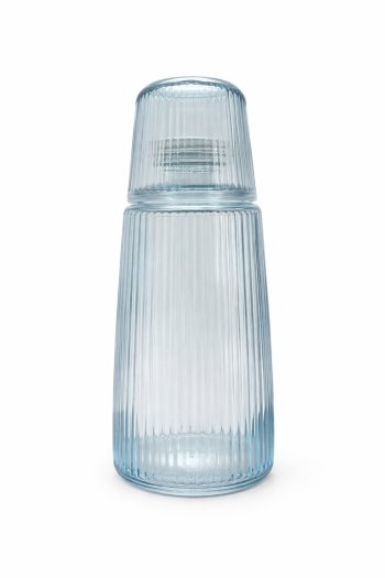 MORINGA DE VIDRO VERSALHES AZUL 1L C/COPO 300ML