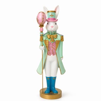 Enfeite Coelho Candy Decorativo 30cm 100% Resina