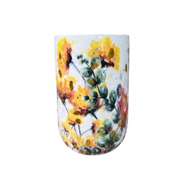 Vaso  Decorativo Floral White 29 cm
