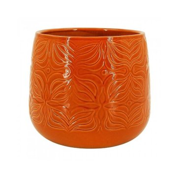 Vaso Decorativo Bretagne Flor Cognaque 16,5 cm
