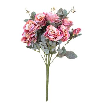 Buque de Rosas com Folhagens Contem 10 Hates.