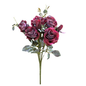 Buque de Rosas com Folhagens Contem 10 Hates.