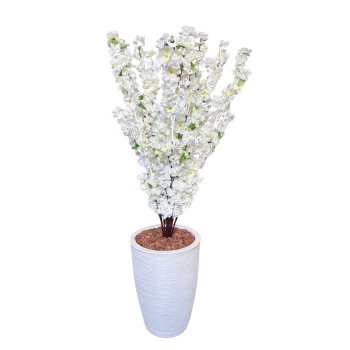 Galho De Cerejeiras  Branca 125cm