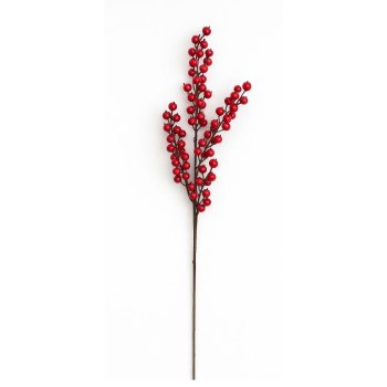 Galho Berry Vermelho 77cm