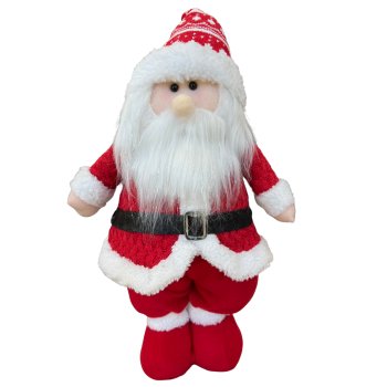 Papai Noel Em Pé De Pelucia - 40cm
