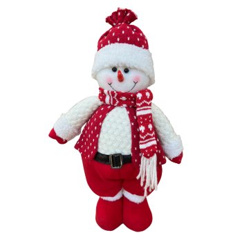 Boneco De Neve Em Pé De Pelucia - 40cm
